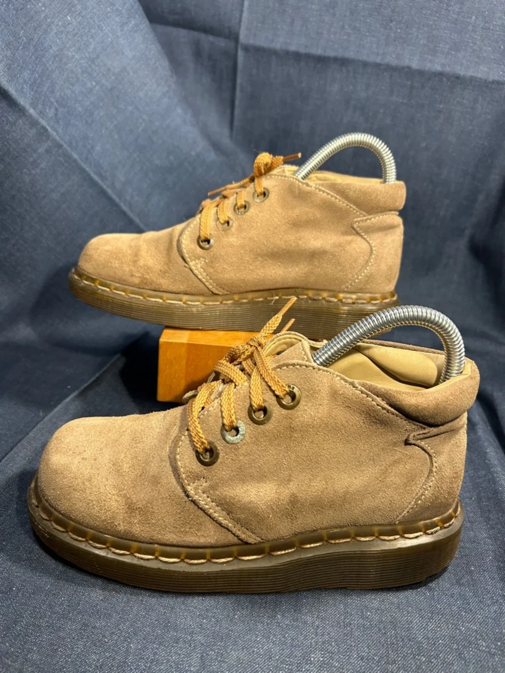 Dr Martens made in England leather lace up ankle boots